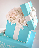 Tiffany & Co Gift box french-floral birthday cake